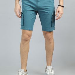 Bushirt Men Mid-Rise Cotton Cargo Shorts-picture-22