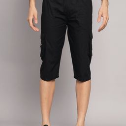 STUDIO NEXX Men Mid-Rise Loose Fit Pure Cotton Cargo Shorts-picture-27