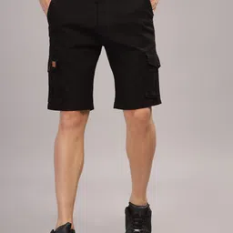 PAUL STREET Men Mid-Rise Slim Fit Cargo Shorts-picture-27