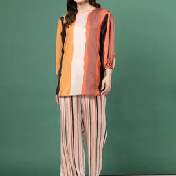 Clora Creation Geometric Printed Tunic & Trousers Co-Ord-picture-27