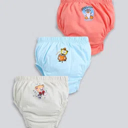 MooNKids Infant Pack Of 3 Printed Cotton Basic Briefs MK_Bloomer_317-image-48