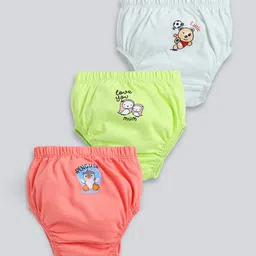 MooNKids Infant Pack Of 3 Low-Rise Cotton Basic Briefs MK_Bloomer_321-image-43