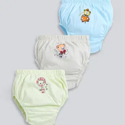 MooNKids Infant Pack Of 3 Printed Cotton Basic Briefs MK_Bloomer_36-image-63