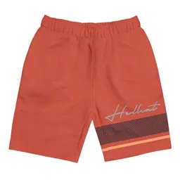 HELLCAT Girls Orange Printed Sports Shorts-picture-56