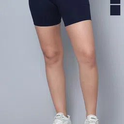 Aimly Women Pack Of 3 Slim Fit High-Rise Biker Shorts-image-93