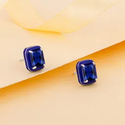 GIVA 925 Sterling Silver Rhodium-Plated Contemporary Studs Earrings-picture-53