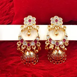 Anujeet Fashion Hub Contemporary Jhumkas Earrings-image-19