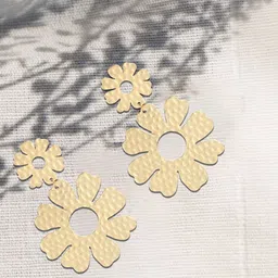 Adwitiya Collection Gold Plated Classic Drop Earrings-image-95