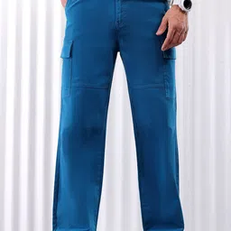 The Indian Garage Co Cotton Loose Fit Cargo image 1