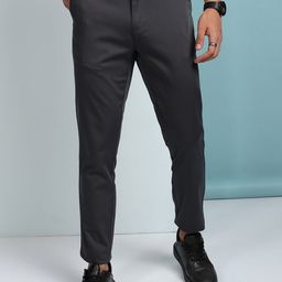 HIGHLANDER Men Mid-Rise Tapered Fit Cotton Chinos Trouser-picture-31