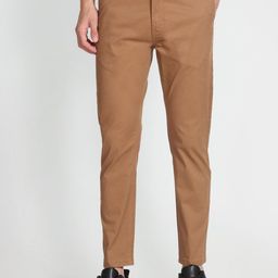 Flying Machine Men Tapered Fit Mid-Rise Plain Cotton Chinos-picture-22