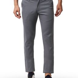 Basics Men Tapered Fit Cotton Chinos Trouser-picture-28