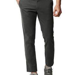 Basics Mens Cotton Tapered Fit Plain Chinos Trousers-picture-8