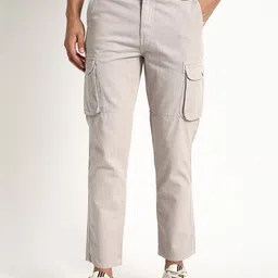 IVOC Men Cotton Regular fit Mid-rise Cargos Trouser-picture-34