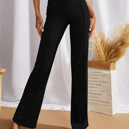 SWADESI STUFF Women Relaxed Fit Mid-Rise Cotton Trousers-picture-10