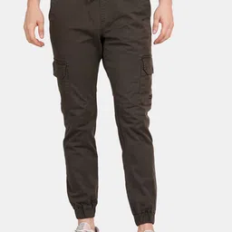 t-base Men Regular Fit Mid-Rise Joggers Trousers-picture-26