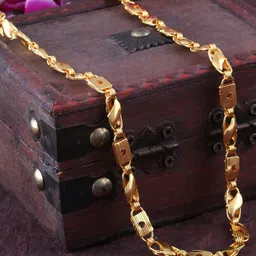 MEENAZ Men Gold-Plated Chain image 1