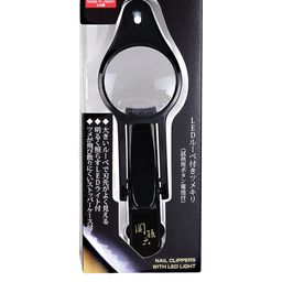 KAI Nail Clipper with Loupe Lens & LED Light - Black-picture-15