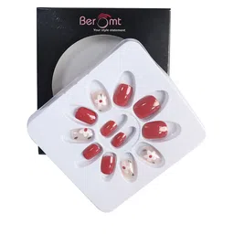 BEROMT 12 Pcs Long-Lasting Casual Salon Finish Press On Nails - Shade 747-picture-18
