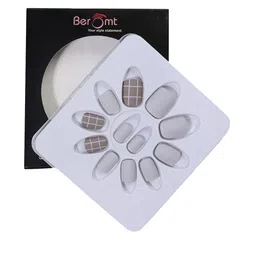 BEROMT 12 Pcs Long-Lasting Reusable Lightweight Salon Finish Press On Nail Tips - 601-image-85