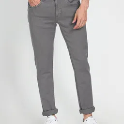 u.s. polo assn. denim co. U S Polo Assn Denim Co Men Grey Slim Fit Stretchable Casual Jeans-picture-38