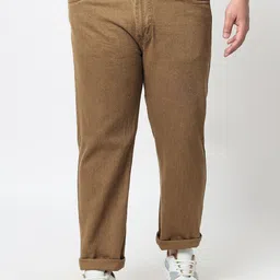 FEVER Men Brown Straight Fit Jeans-image-28