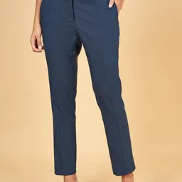 Annabelle by Pantaloons Women Slim Fit Mid-Rise Trousers-image-32