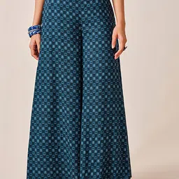 Global Desi Women Loose Fit High rise Trousers-image-68
