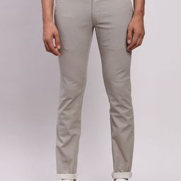 Parx Men Printed Slim Fit Trousers-picture-7