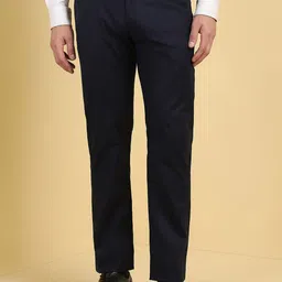 Allen Solly Men Slim Fit Mid-Rise Formal Trousers-picture-15