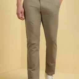Allen Solly Men Cotton Skinny Fit Mid Rise Trousers-image-65