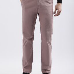Iconic Men Slim Fit Mid-Rise Cotton Formal Trousers-picture-4