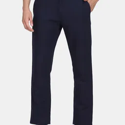 Blackberrys Men Navy Blue B-95 Slim Fit Trousers-picture-28