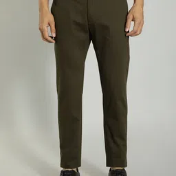 Indian Terrain Men Brooklyn Slim Fit Chinos Trousers-picture-28
