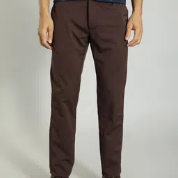 Indian Terrain Men Brooklyn Slim Fit Trousers-image-48