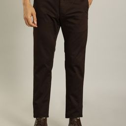 Indian Terrain Men Brooklyn Slim Fit Mid-Rise Chinos Trouser-picture-7