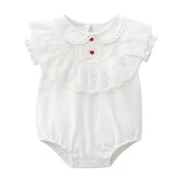 StyleCast Infants Girls White Cotton Bodysuit-image-30