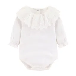 StyleCast Infants Girls White Cotton Bodysuit-picture-28