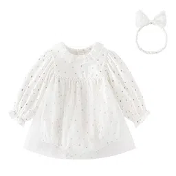 StyleCast Infants Girls Polka Dot Printed Cotton Bodysuits-image-45