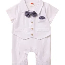 StyleCast Boys Shirt Collar Cotton Rompers-picture-31