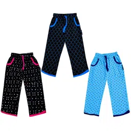 IndiWeaves Girls Pack of 3 Mid-Rise Cotton Printed Capris-picture-19