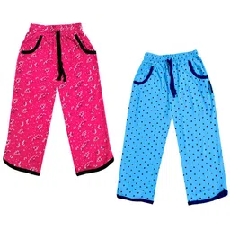 IndiWeaves Girls Pack of 2 Mid-Rise Cotton Printed Capris-picture-57