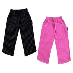 IndiWeaves Girls Pack of 2 Mid-Rise Cotton Printed Capris-picture-24