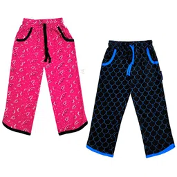 IndiWeaves Girls Pack of 2 Printed Pure Cotton Capris-picture-22