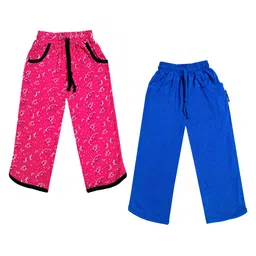IndiWeaves Girls Pack of 2 Mid-Rise Cotton Printed Capris-picture-26