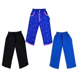 IndiWeaves Girls Pack of 3 Mid-Rise Cotton Printed Capris-image-69