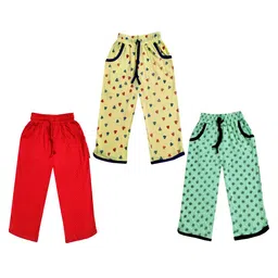 IndiWeaves Girls Pack of 3 Mid-Rise Cotton Printed Capris-image-39