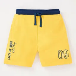 Ed-a-Mamma Boys Typography Printed Cotton Shorts-picture-36
