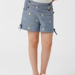 KATE & OSCAR Girls Embroidered Mid-Rise Shorts-picture-44