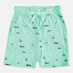 Pantaloons Junior Boys Green Printed Shorts-picture-57